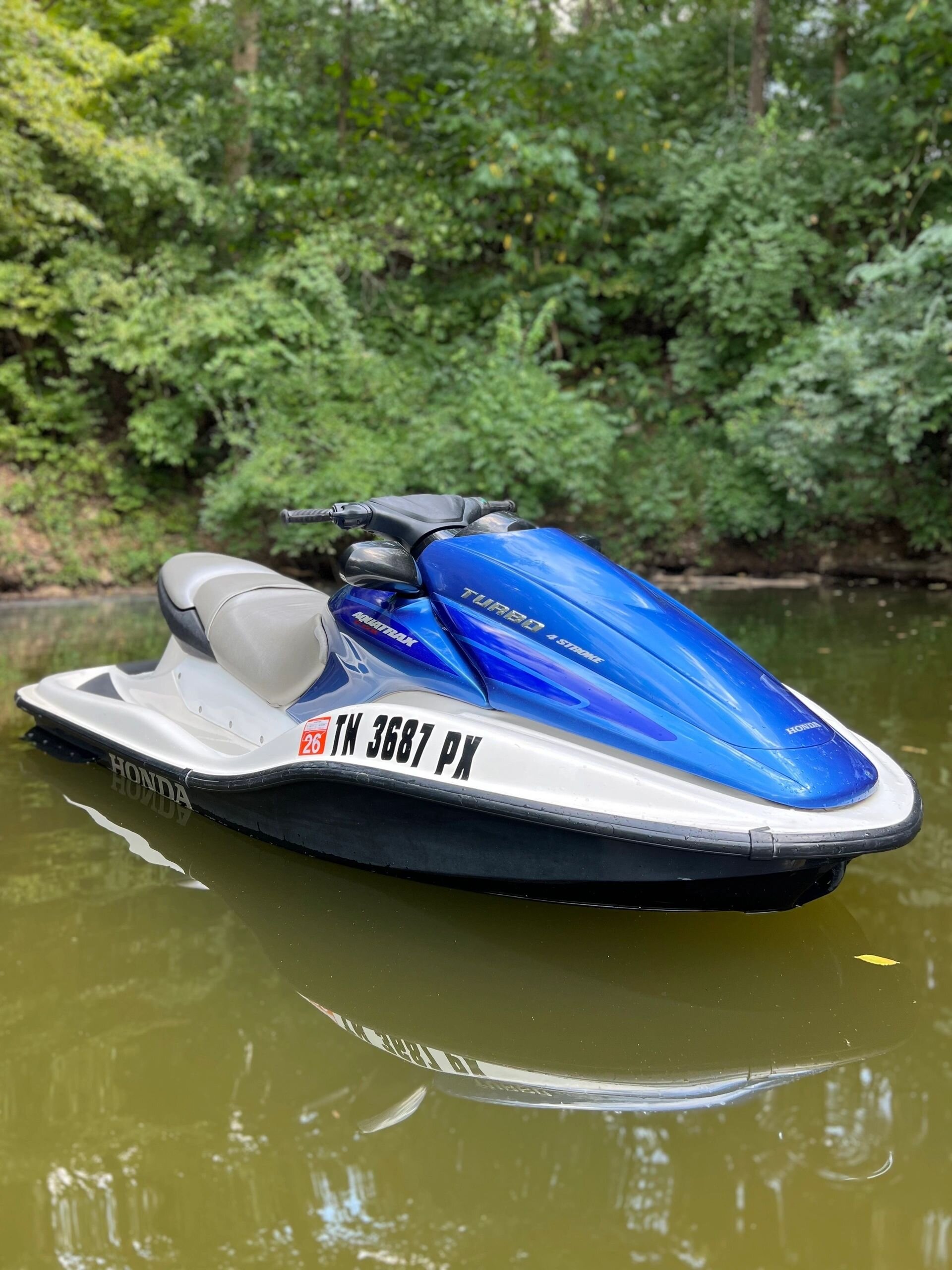 Honda Aquatrax F-15X Turbo jet ski rental on Old Hickory Lake